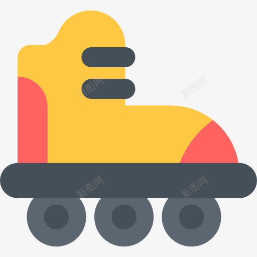 轮滑图标png_新图网 https://ixintu.com 交通 旱冰鞋 溜冰 滑冰 滚 滚筒 运动 运动和比赛