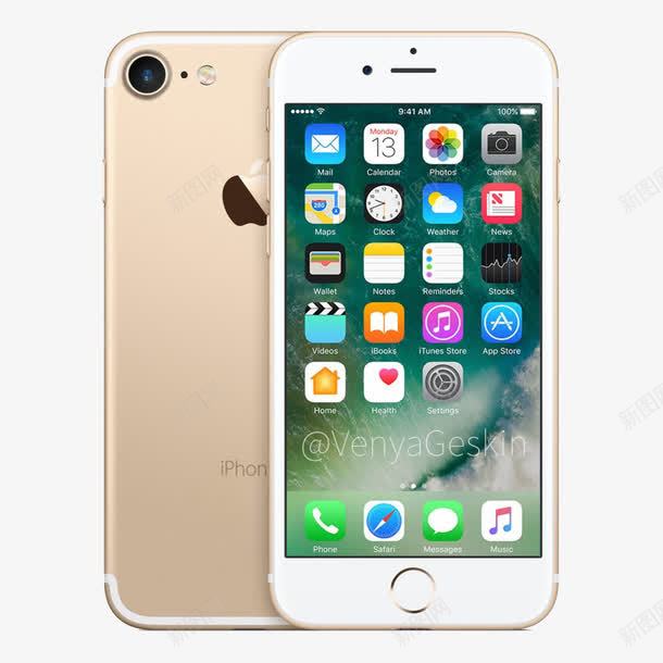 iPhone6pluspng免抠素材_新图网 https://ixintu.com iPhone 手机 数码产品 苹果6 苹果手机 金色