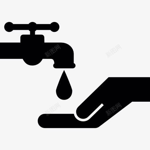 供水图标png_新图网 https://ixintu.com 下降 人道主义 供应 方面 概念 水 水滴 水龙头