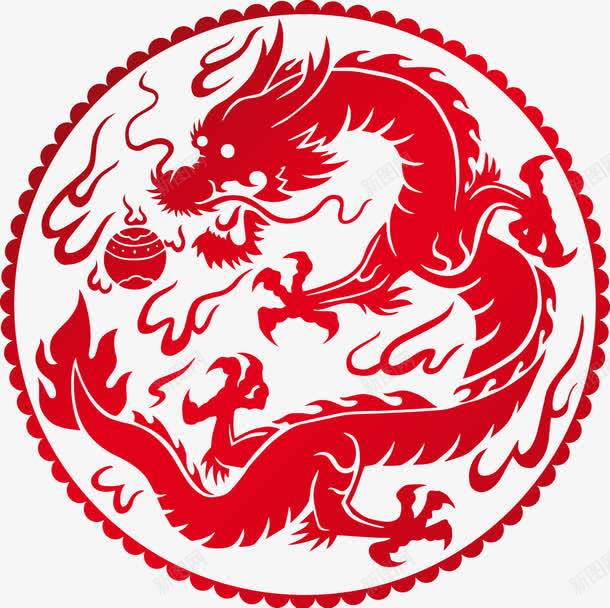 中国龙火焰徽章图腾png免抠素材_新图网 https://ixintu.com 中国龙 图腾 火焰徽章 火焰龙