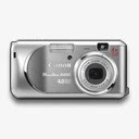 博秀相机佳能数码相机png免抠素材_新图网 https://ixintu.com A430 Camera Canon Grey Powershot 博秀 相机