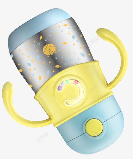 儿童不锈钢吸管保温杯png免抠素材_新图网 https://ixintu.com 不锈钢 保温杯 儿童 吸管 吸管杯 宝宝 水壶两用 防摔水杯