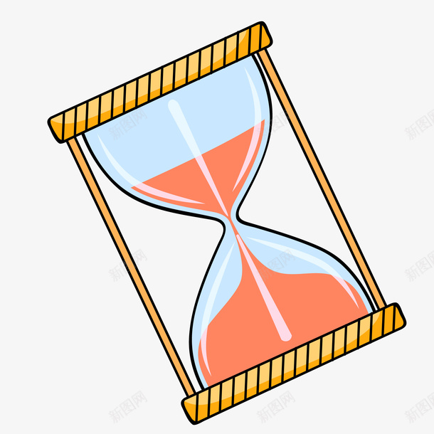 卡通手绘扁平化沙漏矢量图ai免抠素材_新图网 https://ixintu.com 卡通 商务 扁平化 时间 时间动画 沙漏 漏斗ppt 矢量图 紧迫 规划