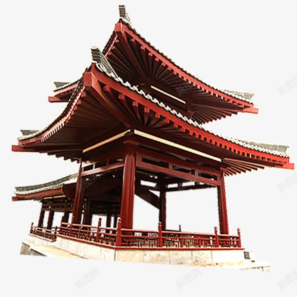 凉亭png免抠素材_新图网 https://ixintu.com 亭子 凉亭 棕色 楼阁