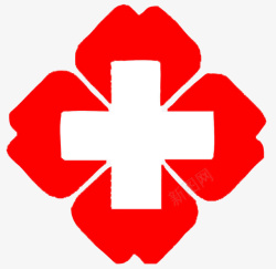 红色白色红十字会医疗标志素材