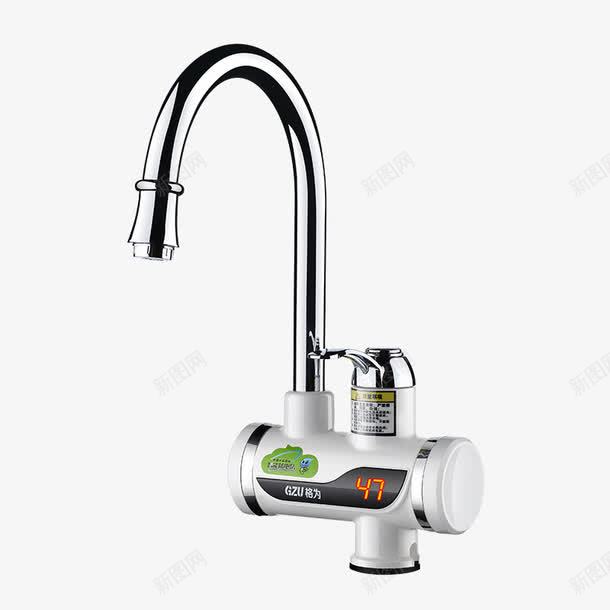 GZU格为ZMD3电热水龙头png免抠素材_新图网 https://ixintu.com 产品食物 厨房快速加热速热电热水器 热水龙头即热式