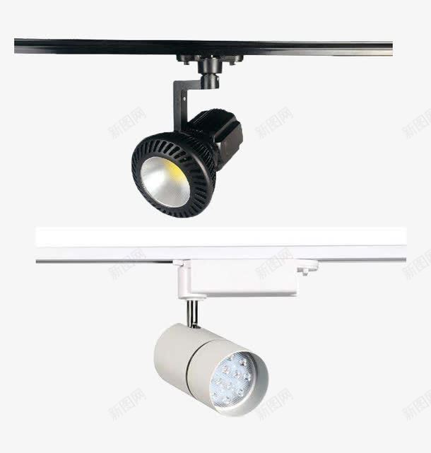 款式不同的轨道灯png免抠素材_新图网 https://ixintu.com 射灯 照明 环保 节能 轨道灯