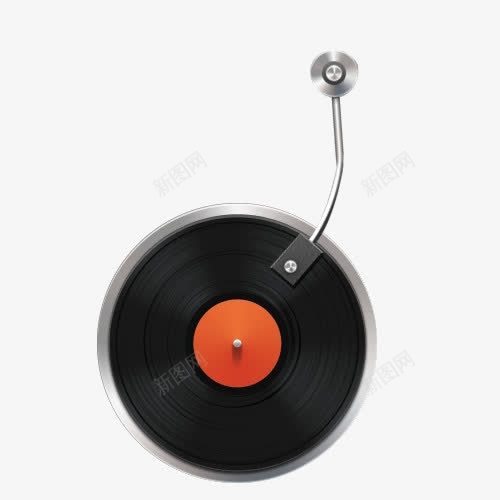 留声机png免抠素材_新图网 https://ixintu.com 复古 复古素材 留声机 音乐 音乐素材 黑色