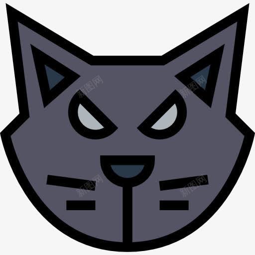 猫图标png_新图网 https://ixintu.com 万圣节 动物 哺乳动物 猫 迷信