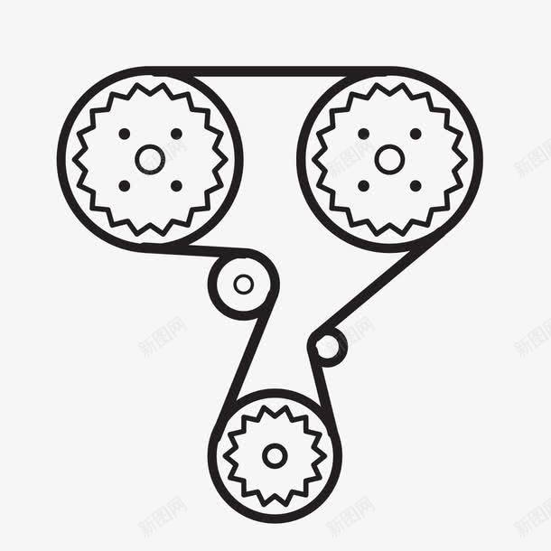 手绘线描汽车配件零件设备png免抠素材_新图网 https://ixintu.com 手绘 汽车 线描 设备 配件 零件