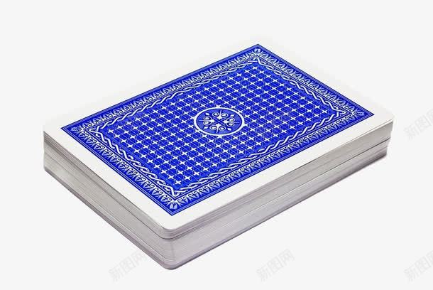蓝色扑克牌背面png免抠素材_新图网 https://ixintu.com 俯拍 实物 扑克牌 扑克背面 纸牌特写 纸牌背面 蓝色扑克牌背面 赌博游戏