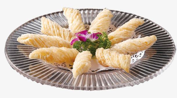 玻璃圆盘装的金丝馓子卷png免抠素材_新图网 https://ixintu.com 品种繁多 油炸食品 玻璃圆盘 零食 风味各异 馓子