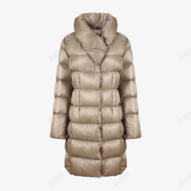 女士长款羽绒服png免抠素材_新图网 https://ixintu.com Moncler 女士长款 灰色 羽绒服 蒙克莱
