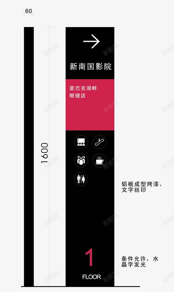 方形导视牌png免抠素材_新图网 https://ixintu.com 公司导视系统 商场 导视牌 广告设计 总平牌 指示牌 方形 禁鸣限速牌等
