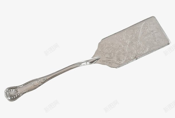 餐具png免抠素材_新图网 https://ixintu.com 暗花 金属 银色 餐具