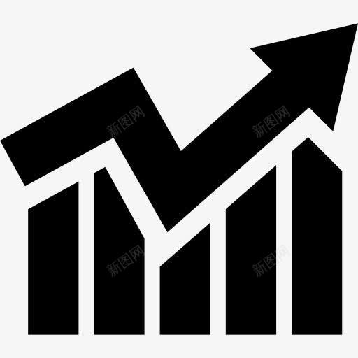 商业统计图形图标png_新图网 https://ixintu.com 上升 商务 图形 基本图标 库存 统计 酒吧的图形