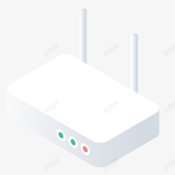 白色路由器立体模型png免抠素材_新图网 https://ixintu.com WiFi信号 信号 模型 现代 白色 立体 路由器 转换器