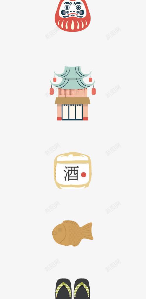 日本元素png免抠素材_新图网 https://ixintu.com PNG PNG免费下载 PNG图片 富士山 拉面 日本 樱花 神社 美丽的富士山