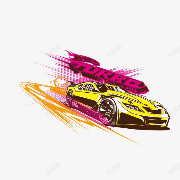 赛车矢量图ai免抠素材_新图网 https://ixintu.com 彩绘 彩色汽车 赛车 矢量图
