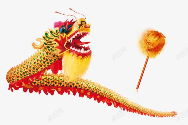 喜庆舞龙png免抠素材_新图网 https://ixintu.com 中国 喜庆 舞龙 龙PNG图片