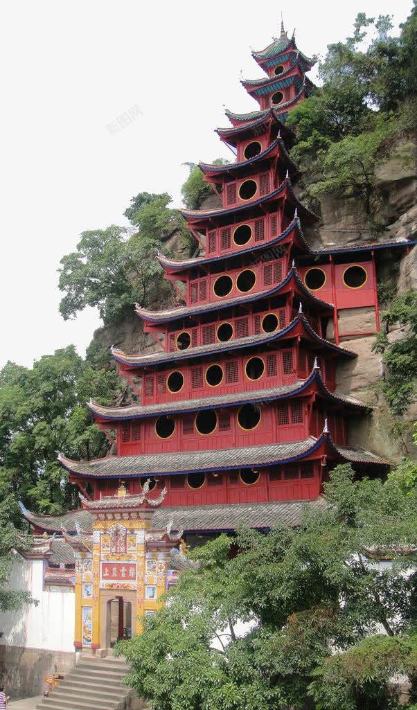 长江三峡石宝寨png免抠素材_新图网 https://ixintu.com 三峡风光 亭台楼阁 巴蔓子 忠州石宝寨 文物保护 明清建筑 江中盆景 重庆 重庆印象 长江三峡