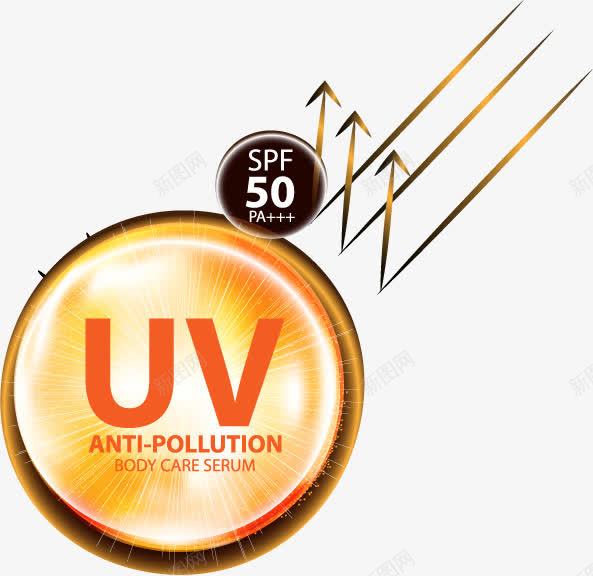 奢华化妆品宣传广告png免抠素材_新图网 https://ixintu.com 化妆品 宣传 折射 透白 防晒指数 阳光