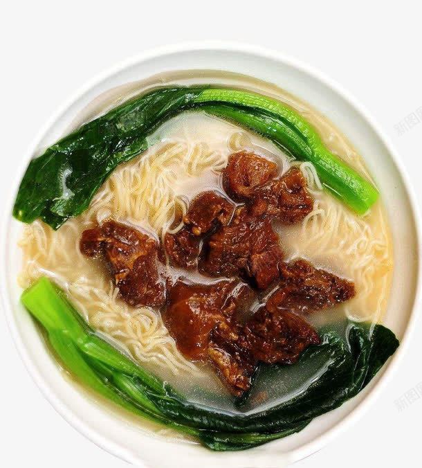 菜肴汤面美味新鲜健康美食png免抠素材_新图网 https://ixintu.com 汤面碗 清汤面 牛肉面 牛腩面 营养 青菜面