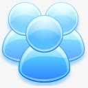 用户群组图标png_新图网 https://ixintu.com 多人聊天卡通 多人聊天小图标 扁平化卡通群组聊天图标 新建 添加 用户群 群组 群组聊天图标免扣