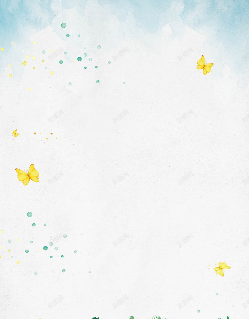 蓝色手绘环保植树节PSD分层H5背景jpg设计背景_新图网 https://ixintu.com H5 PSD分层 保护树木 唯美 天空 手绘 植树节 水彩 环保 背景素材 草地 蓝色 蝴蝶