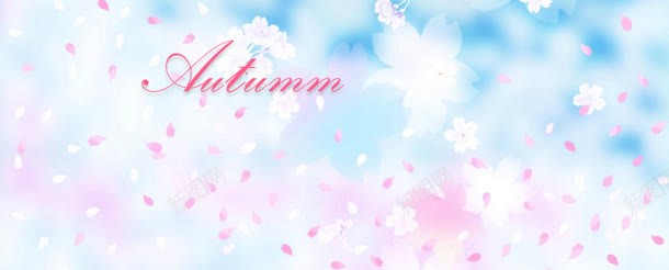 清新背景jpg设计背景_新图网 https://ixintu.com 唯美 大气 淘宝天猫女装海报 温馨 秋装海报 粉色 花瓣