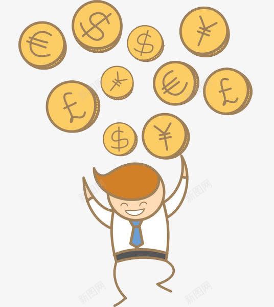 洒落的金币png免抠素材_新图网 https://ixintu.com 卡通 发钱 散钱 洒落 纸币 货币 送钱 送钱啦 金子 金钱 钞票 钱 银子