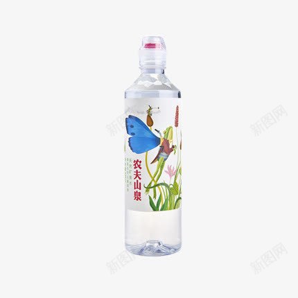 农夫山泉运动盖天然矿泉水png免抠素材_新图网 https://ixintu.com 产品实物 农夫山泉 矿泉水 运动盖 长白山
