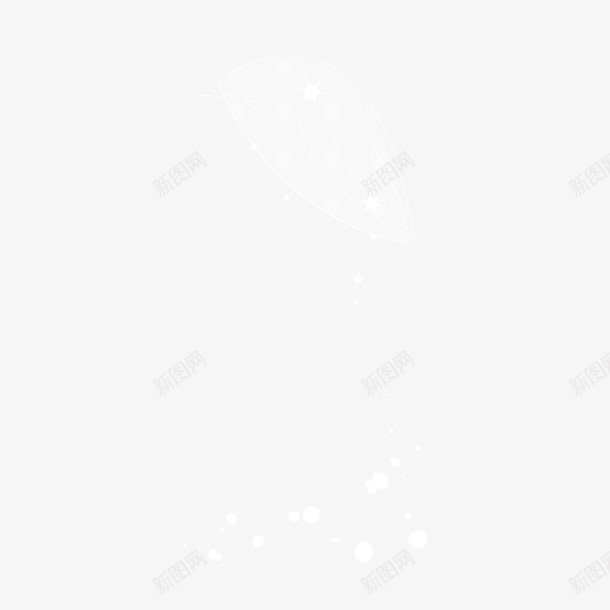 纱幔png免抠素材_新图网 https://ixintu.com 心形 星光 纱幔 蚊帐