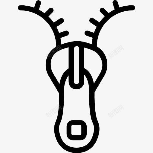 齐珀图标png_新图网 https://ixintu.com 工具和用具 拉链 时尚 材料 织物