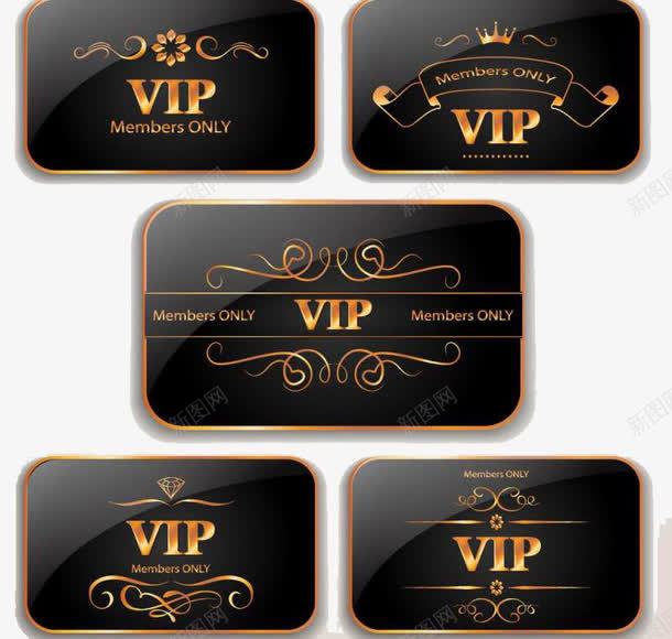 金色VIP卡png免抠素材_新图网 https://ixintu.com VIP 会员 卡券 金色 金闪闪