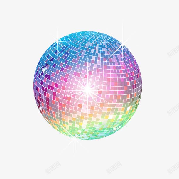迪斯科向量的水晶球png免抠素材_新图网 https://ixintu.com disco 水晶球 炫酷 舞厅