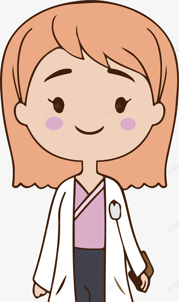 卡通可爱医务工作者女医生矢量图ai免抠素材_新图网 https://ixintu.com 人物 医务工作者 医生工作者 卡通 可爱 女医生 患者 手绘 护士 教授 漂亮护士 矢量图 讲演