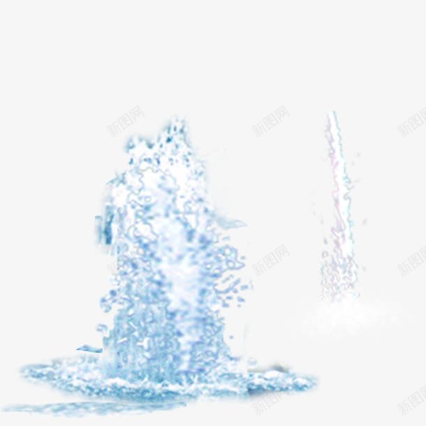 水柱元素png免抠素材_新图网 https://ixintu.com png 元素 卡通 喷头喷水 喷水 水柱