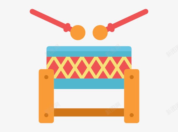 战鼓psd免抠素材_新图网 https://ixintu.com 战鼓 擂鼓 敲鼓 鼓