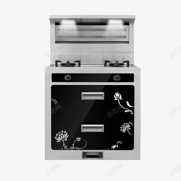 中国风集成灶png免抠素材_新图网 https://ixintu.com 一体灶具 天然气灶 抽油烟机 环保灶 自动清洗 集成灶