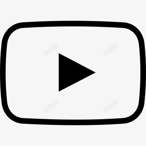 YouTube图标png_新图网 https://ixintu.com YouTube 标志 标识 流媒体 社交媒体 社交网络 网课图标 视频播放器