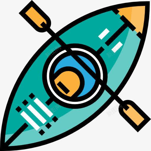 独木舟图标png_新图网 https://ixintu.com 体育竞赛 夏季奥运 漂流 独木舟 皮划艇 皮划艇海报 运动 运输
