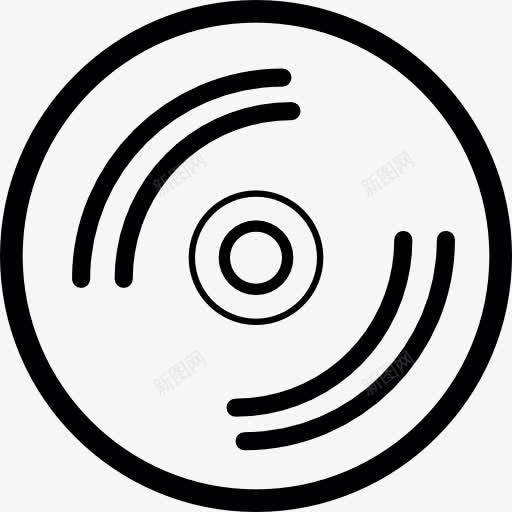 光盘图标png_新图网 https://ixintu.com CD 存储 技术 电影 音乐专辑