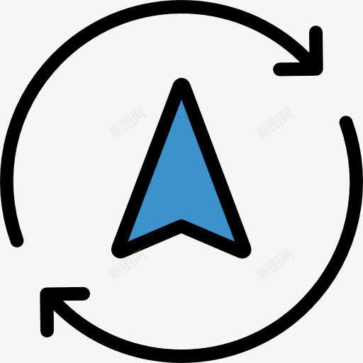 罗盘图标png_新图网 https://ixintu.com 位置 基本要点 定位 工具和用具 指南针 方向 杂 罗盘图