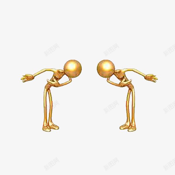 小金人绅士的鞠躬png免抠素材_新图网 https://ixintu.com 小金人 小金人初次见面绅士的互相鞠躬 感谢的鞠躬 鞠躬卡通 鞠躬小人