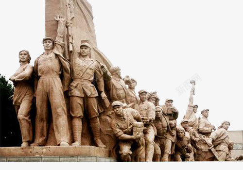 工农兵雕像图png免抠素材_新图网 https://ixintu.com 工农兵 战争 战斗 经典 装饰 设计