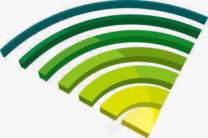 WIFIpng免抠素材_新图网 https://ixintu.com 无线信号 渐变 立体