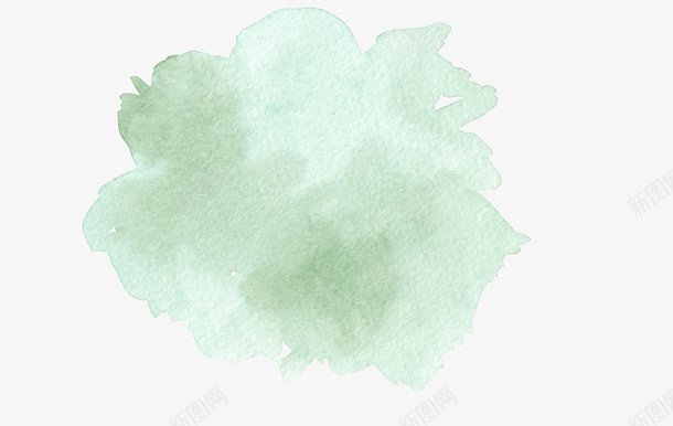 浅绿色泼墨画png免抠素材_新图网 https://ixintu.com 免费png 免费png素材 墨绿色泼墨 水墨画 水彩画 泼墨画 浅绿色 装饰图案