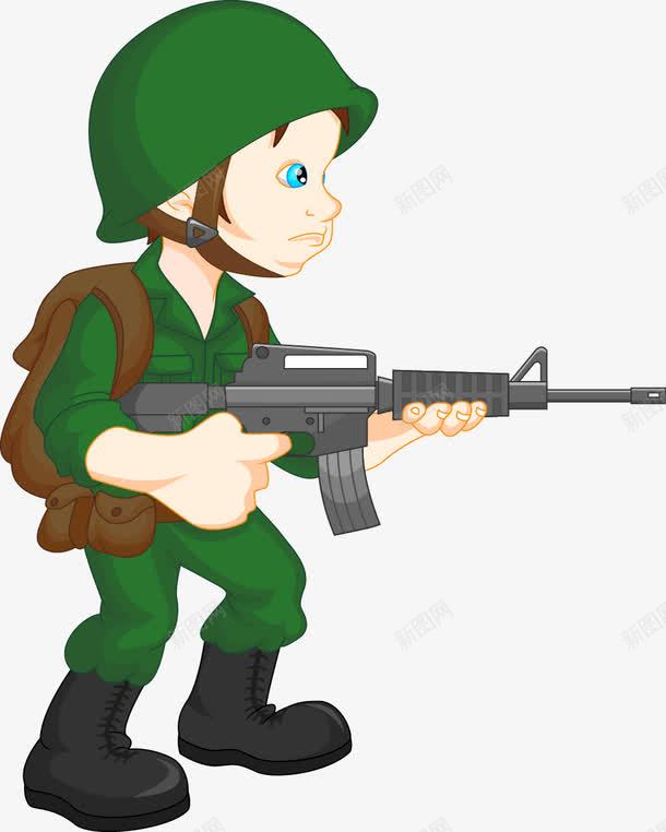端着枪前进的卡通士兵矢量图eps免抠素材_新图网 https://ixintu.com 前进 卡通 士兵 端着枪 素材 矢量图