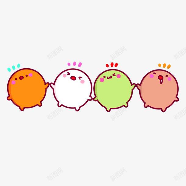 卡通可爱表情形象装饰图案png免抠素材_新图网 https://ixintu.com 免抠PNG 卡通 可爱 形象 表情 装饰图案